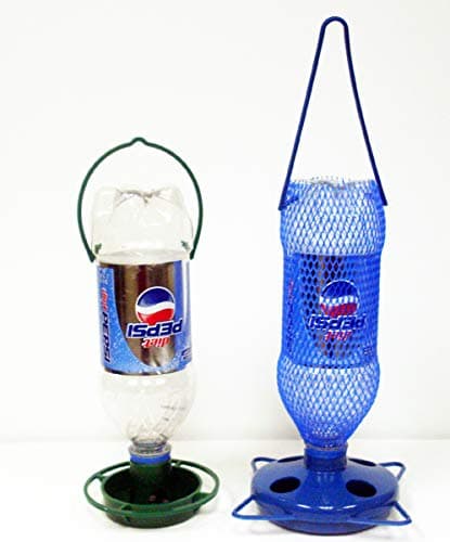 Gadjit Soda Bottle Bird Feeding Starter Kit | Fun Inexpensive Project for Kids at Home | Fill Plastic Soda Bottles with Wild Bird Seed and Water, Attach Feeding Trays, Hang Outdoors