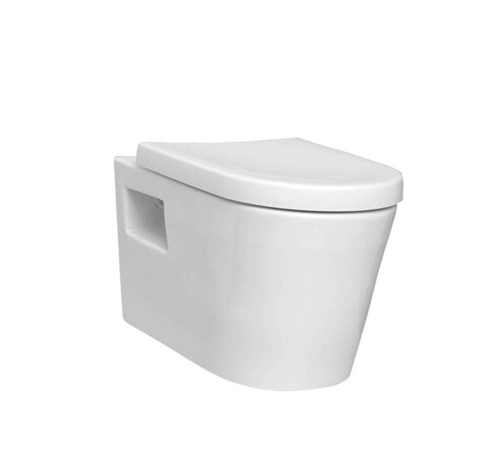 Nameeks Vitra 5139-003-0075-638845330923 Matrix Collection Commercial Wall Hung Toilet, White