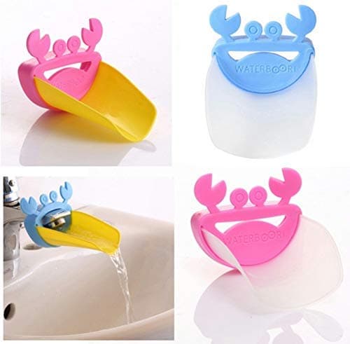 4 Pack Faucet Extender, Sink Extender Hand Wash for Toddlers and Kids Safe, Fun for Kids – Blue and Pink