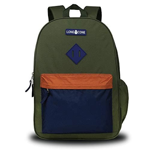 LONECONE Kids' School Backpack for Boys & Girls - Sizes for Kindergarten & Elementary Grades 1-3, Little Learner 15", Jurassic Pack