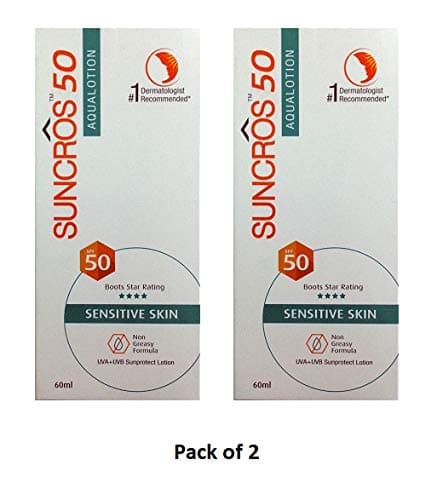 50 Aqualotion SPF-50 (60 ml) (Pack of 2)
