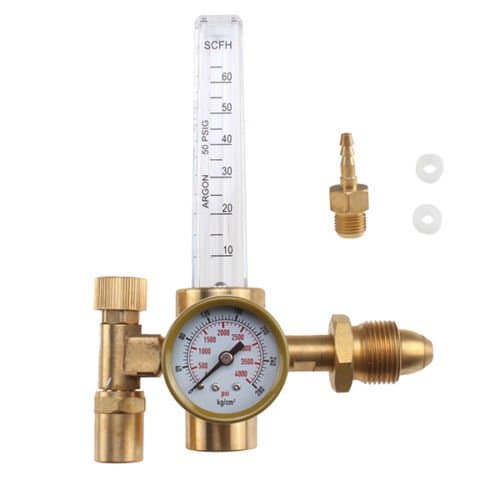 Argon CO2 Mig Tig Flow meter Welding Weld Regulator Gauge Gas Welder Part CGA580