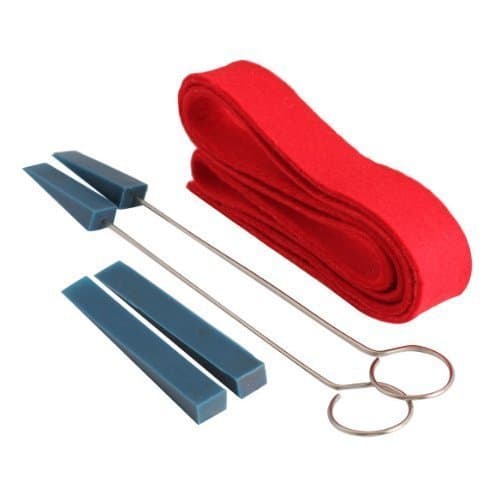 VIN Piano Tuning Mute Kit Temperament Strip 4 Mutes Fixing Tool