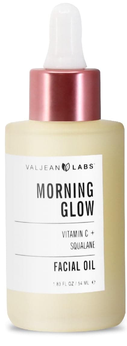 Morning Glow Facial Oil | Vitamin C + Squalene | Helps to Brighten, Protect, Seal in Moisture | Paraben Free, Cruelty Free, Made in USA (1.83 fl oz)