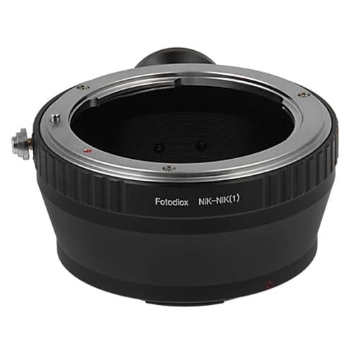 Fotodiox Lens Mount Adapter, Nikon/Nikkor Lens to Nikon 1-Series Camera, for Nikon V1, V2, J1, J2 Mirrorless Cameras