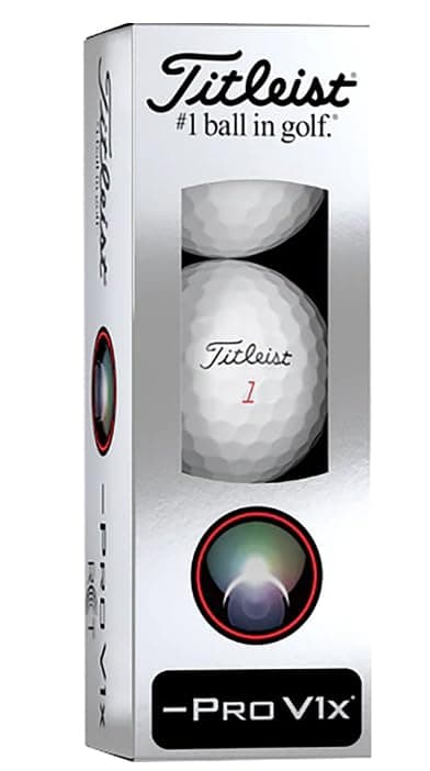 Pro V1X Left Dash RCT Golf Balls - New Sleeve - 3 Balls, White