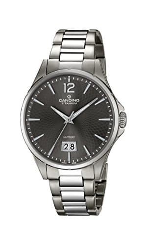 Mens Analogue Classic Quartz Watch with Titanium Strap C4607/3