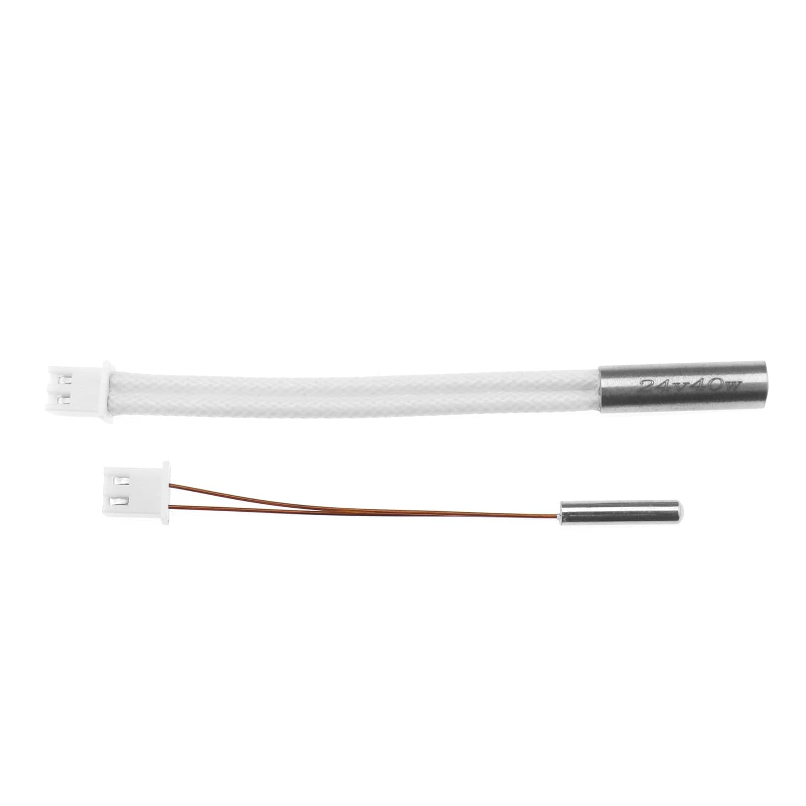 Set of 2 Heater Cartridge 24V 40W Thermistor Temperature Sensor NTC100K Compatible with Creality CR6 SE/CR-6 MAX/CR-5 Pro 3D Printer 300 Degree High Temperature Sensor