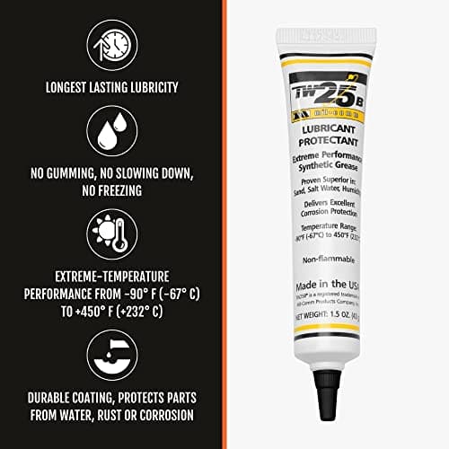 Mil-Comm TW25B grease 1.5 oz tapered tip tube