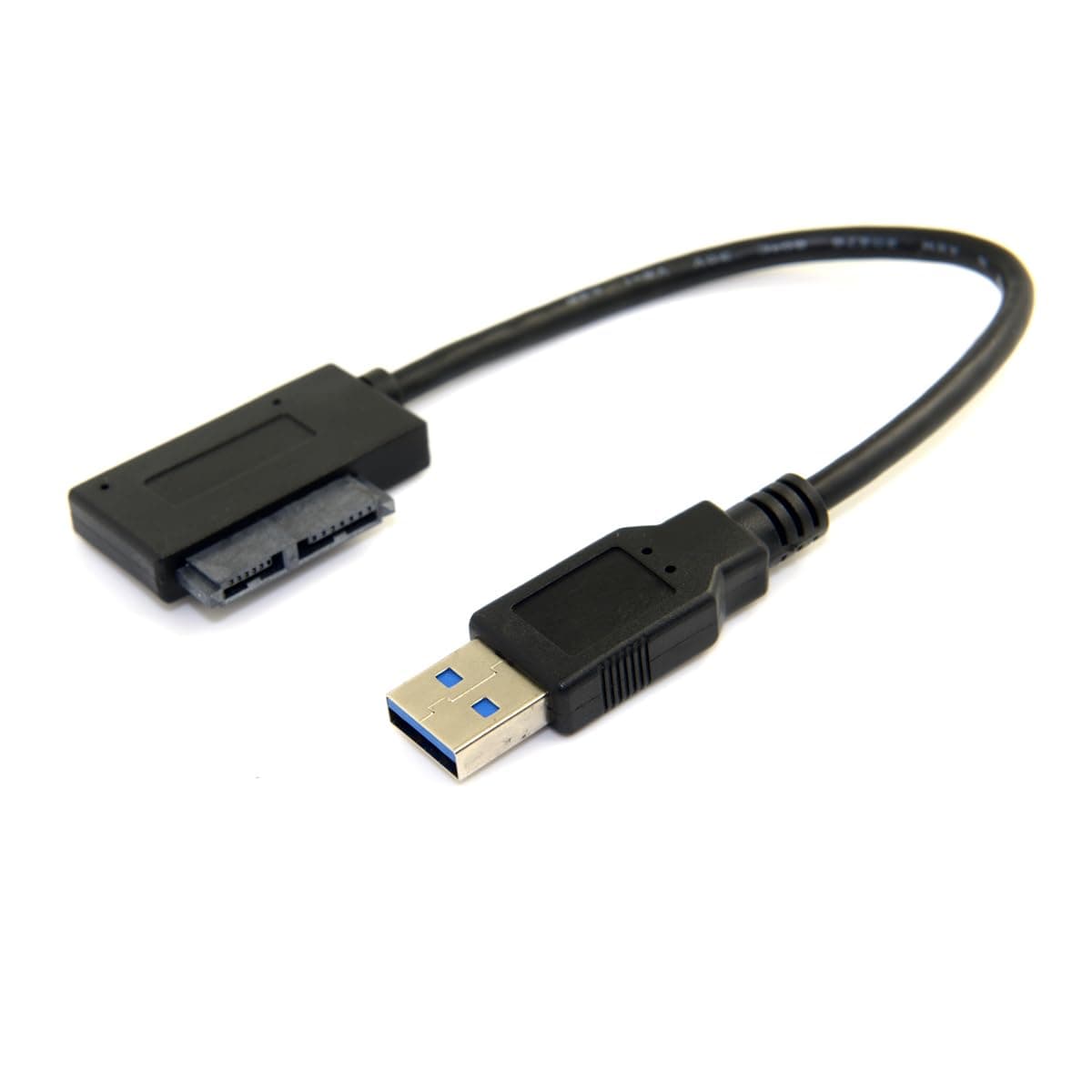 Cablecc USB 3.0 to 7+6 13pin Slimline Sata Adapter Cable for Laptop Cd DVD Rom Optical Drive