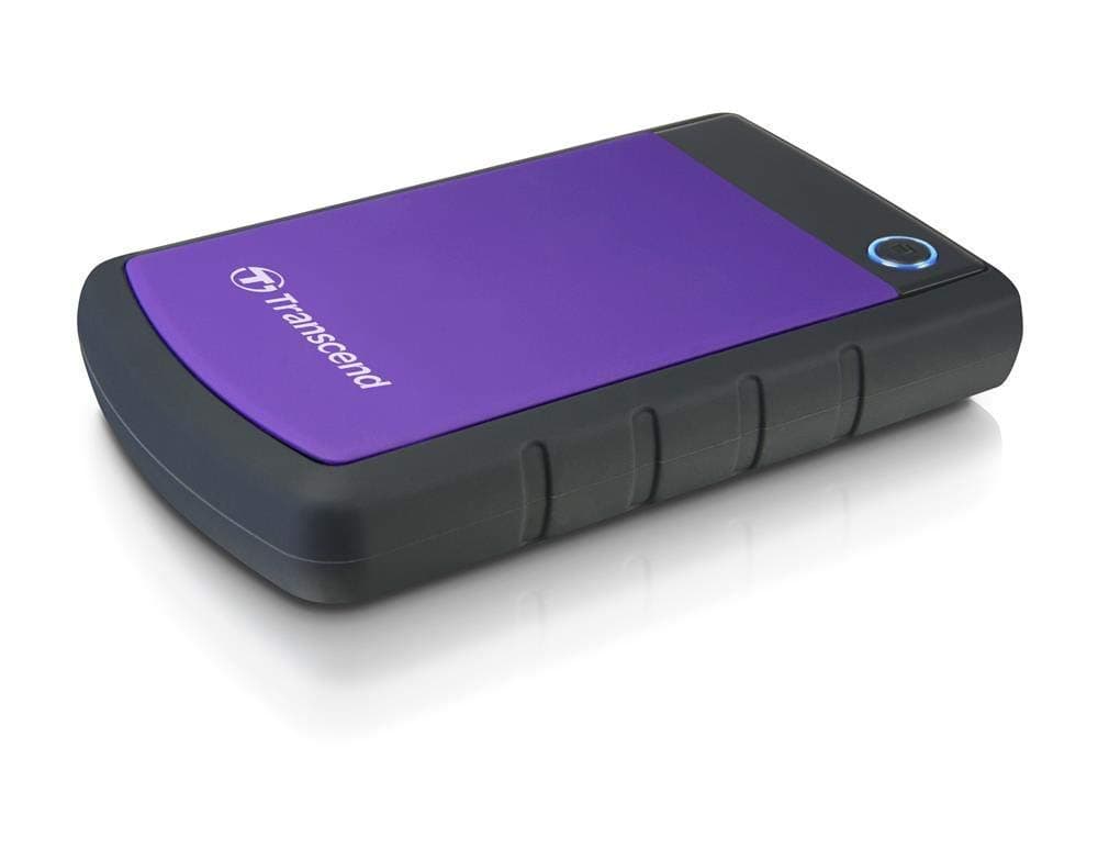Transcend StoreJet 25H3P Disque dur 2 To externe portable 2.5p USB 3.0 violet brillant, TS2TSJ25H3P, 2 TB