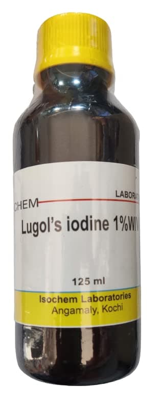 ISOCHEM Lugol's iodine 1% W/V (125ML)