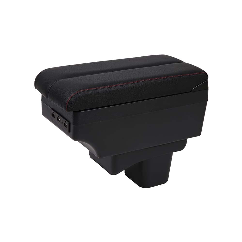 for Suzuki Swift armrest box universal car center console modification accessories double raised with USB 2005-2022