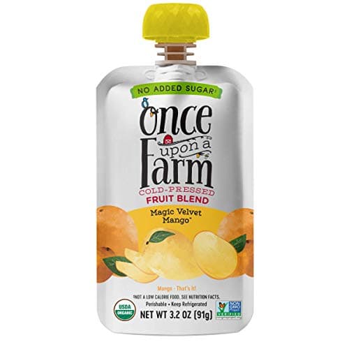 Once Upon A Farm, Organic Magic Velvet Mango Pouch, 3.2 Ounce