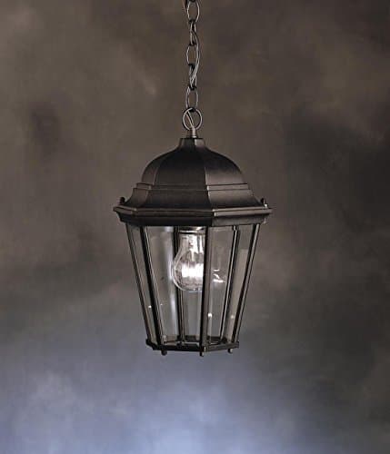 Kichler Lighting 9805BK Townhouse Outdoor Pendant, Black by Kichler Lighting
