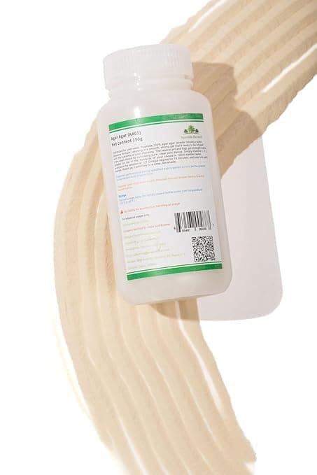 100% Agar Agar Powder,150g / 5oz, Petri Dish Solidifying Agent, Gel Strength 700g/cm2, for Mycology and Scientific Research