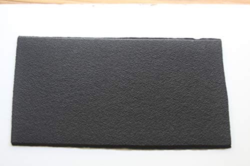 Black Crepe Malaysian Rubber 12 x12 3/4" Sheets 5, 9, 14 mm for Soles (5)