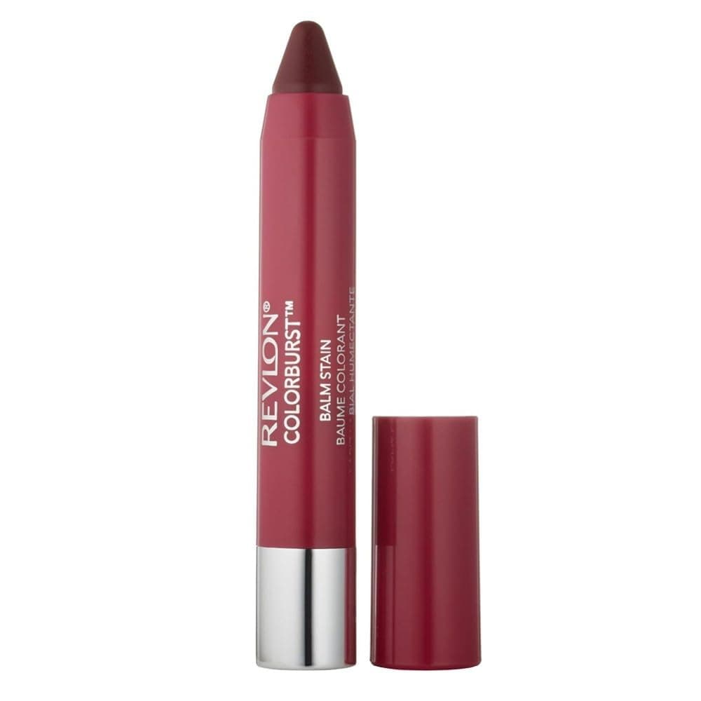 Revlon Lip Balm by, Tinted Lip Stain, Face Makeup with Lasting Hydration, Infused with Shea Butter, Mango & Coconut Butter, Shimmer Finish, 030 Smitten, 0.01 Oz