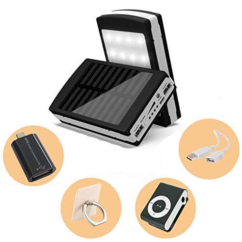 probeatz 20000mAh Power Bank with LED Charging Multi-Port USB Charger, Aux Selfie Stick and Earphones (Multicolour)