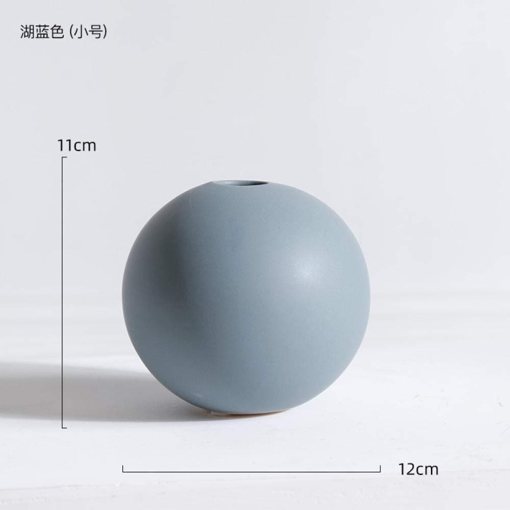 YAOHEHUA Statues And Figurines Vase Size Ball Mud Ceramic Ornaments Clothing Store Creative Decorations Statues Sculptures Ornaments Collectibles