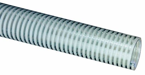 Tigerflex H150X100 H Series Standard Duty PVC Suction Hose, 70 PSI Max Pressure, 1-1/2 inches ID, 100 feet Length