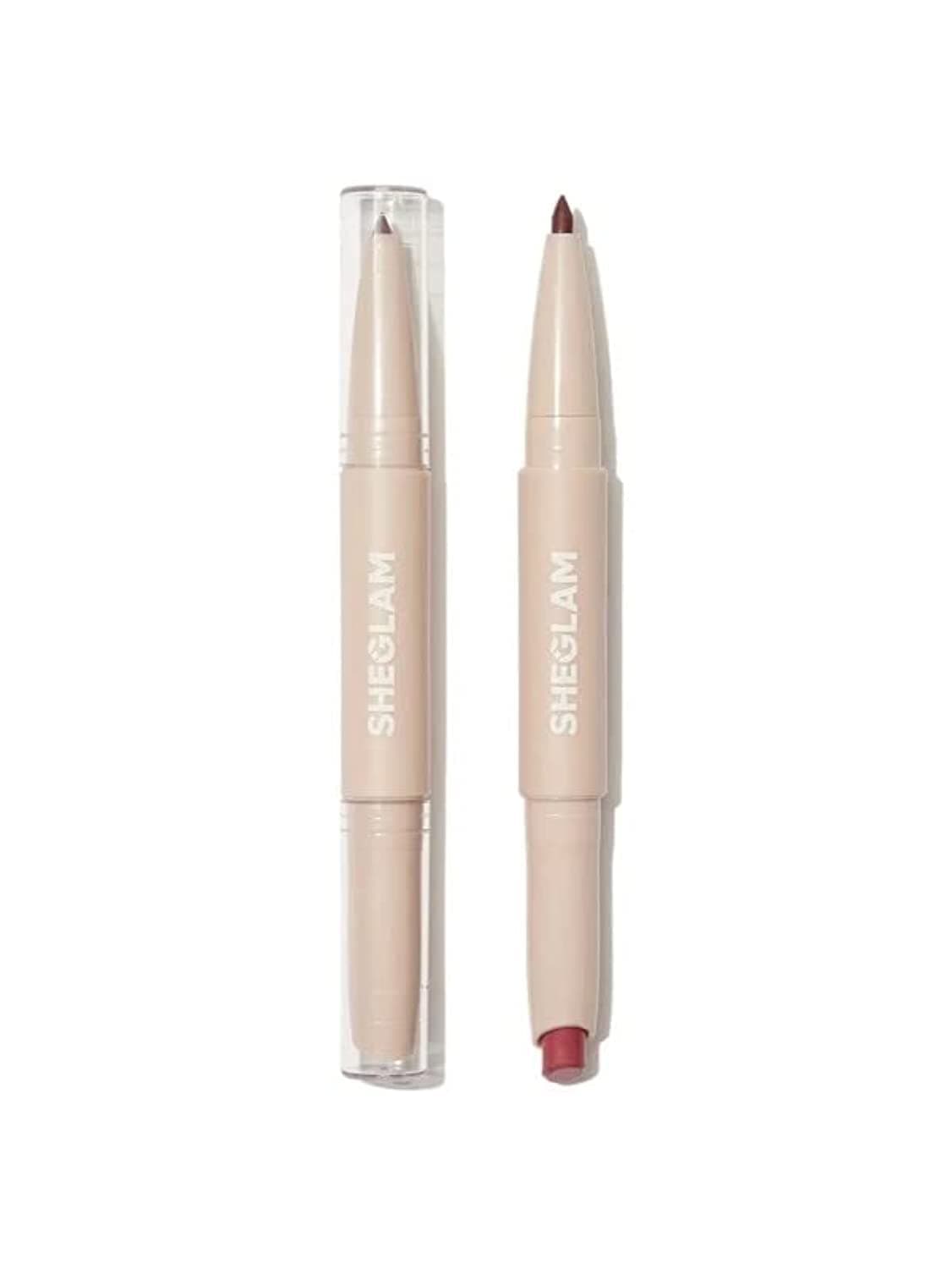 Lip Colour & Lip Liner Duo - Glam 101 - Macaron Macaron, 0.35 Ounce (Pack of 1)
