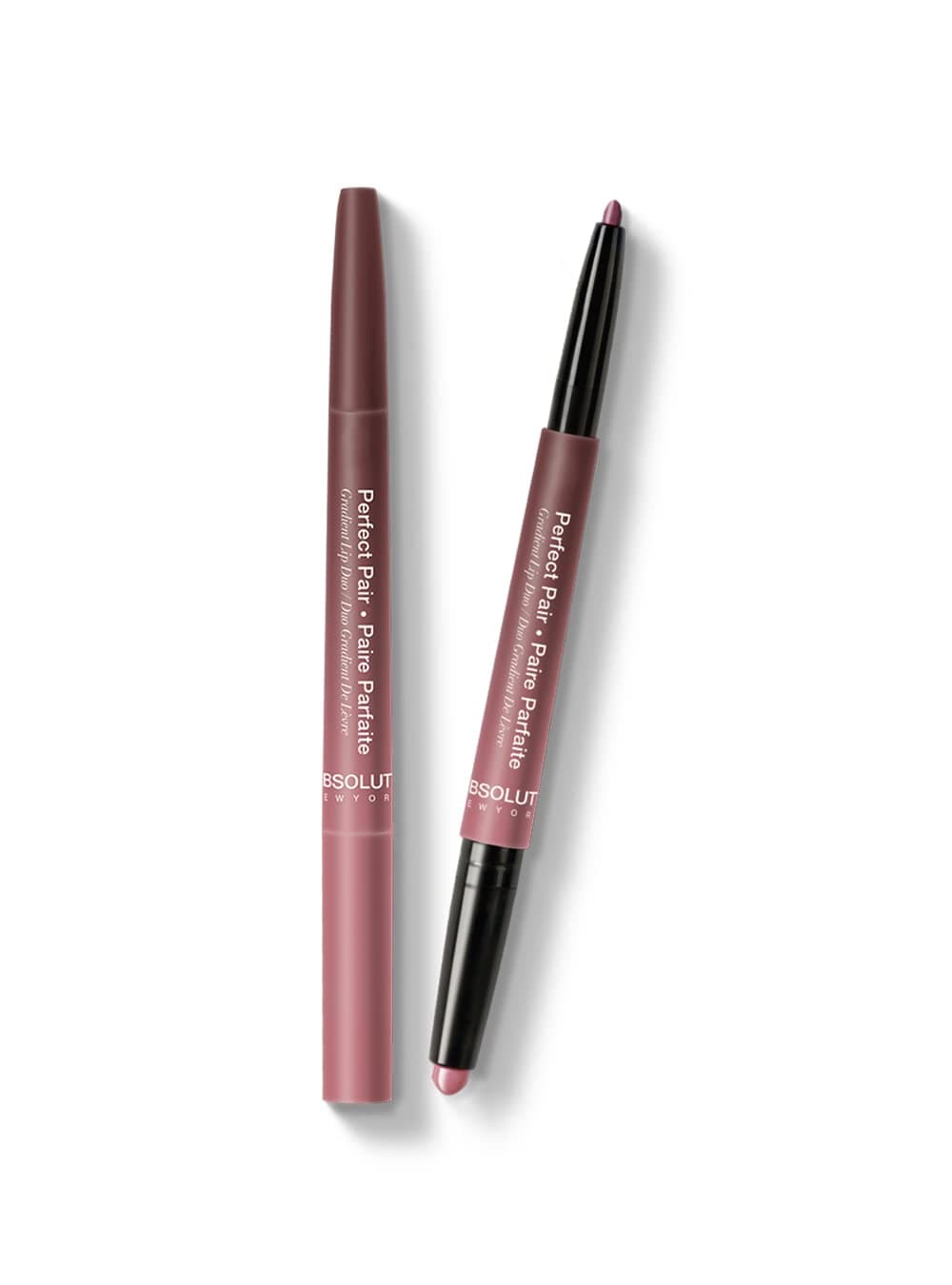 ALD04 Perfect Pair Lip Duo, Fuller and Poutier Lips, Deeper Shade For Lip Contouring, Satin Lipstick and Lip Liner