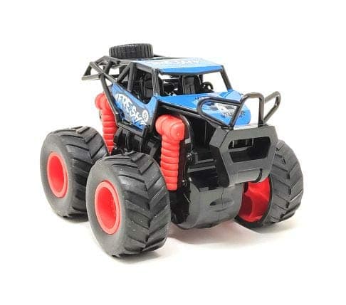 Akrobo Die Cast Pull Back Metal Monster Truck with Friction Powered, Big Wheel Buggy, Vehicle, Toys