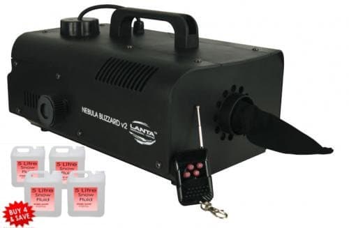 Lanta Snow Blizzard V2 600w Snow Machine + 20L Snow Fluid