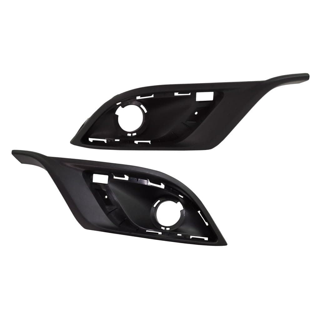 KarParts360 For Dodge Durango 2014-2020 Fog Light Trim Driver And Passenger Side | Pair | Front | Primed | Made Of Plastic | Replacement For CH1038164, CH1039164 | 5113679AC, 5113678AC