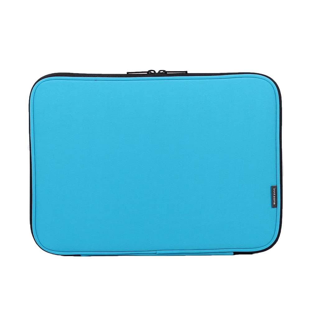 Laptop Sleeve 17.3 Inch Foldable Slim Case Lightweight Bag Notebook Computer Carrying Flip Cover (Blue)