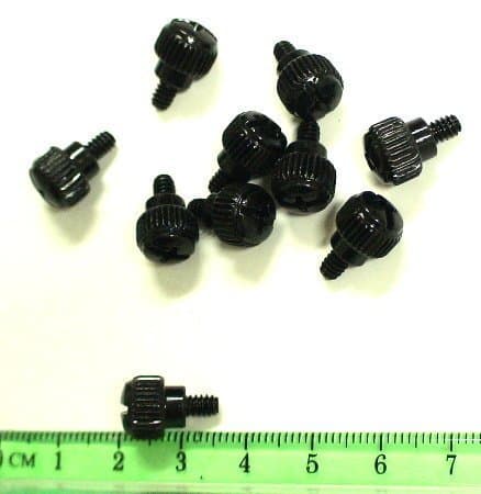 CASE Long Screw, 6-32, 5/16-Inches Computer Case Thumbscrew - 10 Pack