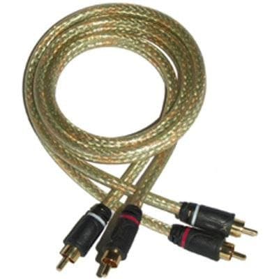 GoldX Plus Series 12 Foot Composite (RCA to RCA) Audio Cable with 24k Gold Connectors