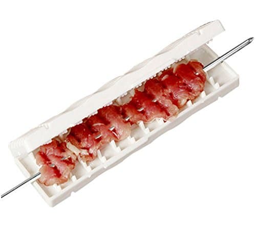 Imall Quick Skewer Rapid Wear Meat Tool Meat Skewer Machine Kebab Skewering Machine Meat Grinder Box for BBQ