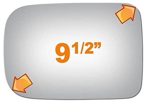 Burco 2291 Driver Side Mirror Glass for Dodge B3500, Ram, Truck, Van