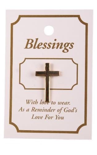 Brooch Cross Lapel Pin. Christian Cross Christian Witness Lapel Cross.