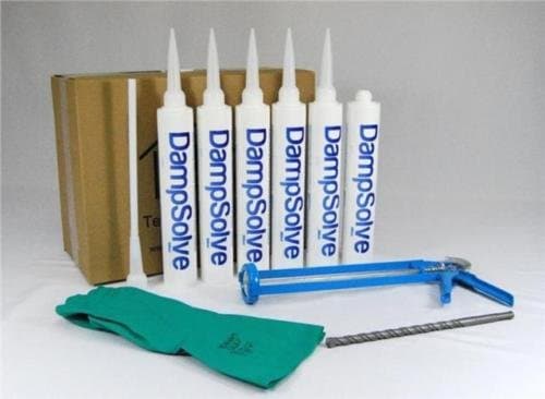 6 x 380ml DAMPSOLVE Damp PROOFING Cream KIT - Rising Damp Injection Treatment