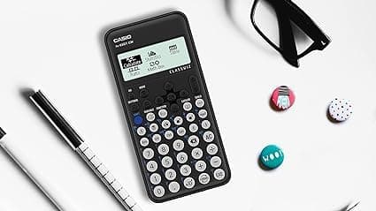 New Casio FX-83GTCW Black Scientific Calculator + Protective Case for Casio Technical Scientific Calculator Black