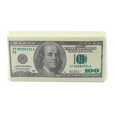 Dollar Money Style Tissue Toilet Napkin Paper,100% virgin pulp 4.2"x2.2"x0.6"
