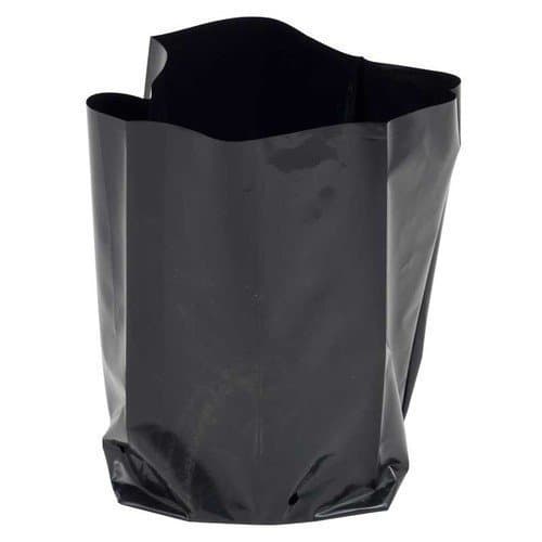 Plastic UV Protected Poly Grow Nursery Plant Bags | Plant Bags for Home Garden |(Black, 8 x 10 inch) -50 Qty