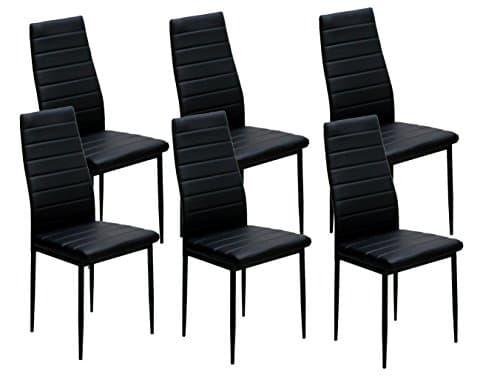IDS Online Modern Style with Black PU Leather Dining Side Chair