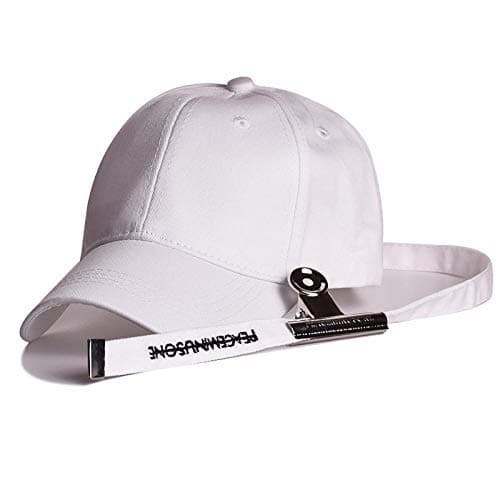 Hip Hop Peaceminusone Gd Unisex Solid Curved Hats Baseball Cap Men White Adjustable