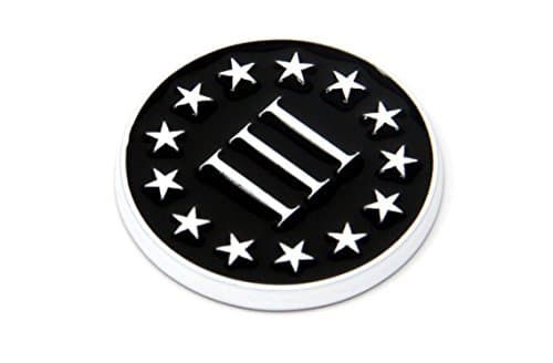 Tactical Freedom - Magwell Metal Decal / Sticker - Three Percenter