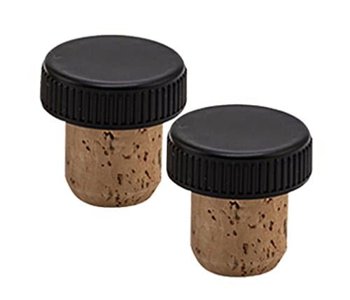 Bar Top Natural Cork Fused to a Ribbed PVC Cap (2)