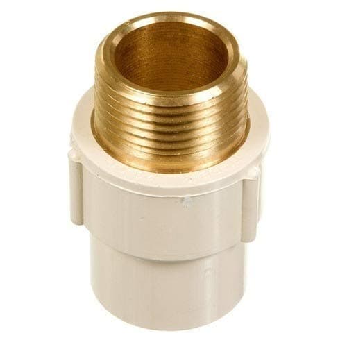 Plasto CPVC MTA Brass Fitted (20mm X 3/4 inch) 2 Pieces