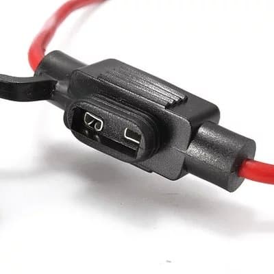 5 sets Automotive waterproof Fuse box Car modification Fuses socket small-size rubber Fuse box send 20A Insurance tablets