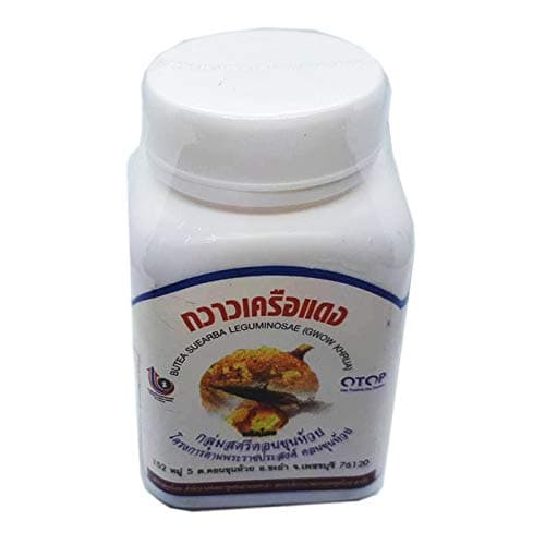 100 Capsules x 450 mg Butea superba, Red Kwao Krua,Sexual Health,Dongpron Brand