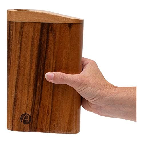 Didgeridoo, Compact 8'', Mahogany Wood, Key of C, Ideal for Travel, Beginner/Advanced, Rich Overtones, Case Included