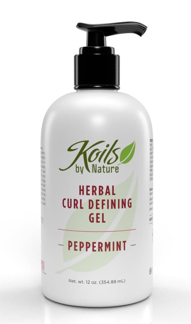 Koils by NatureHerbal Curl Defining Fragrance-Free Gel (Peppermint, 12 oz)