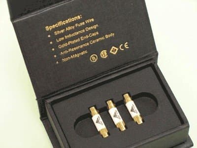 AMR Audiophile Gold Fuse 25mm x 6mm 13A T (Single Fuse) (UK Plug size)